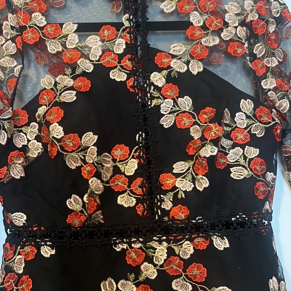 ASOS Sheer Flattering Mini Dress - Picture 7 of 8